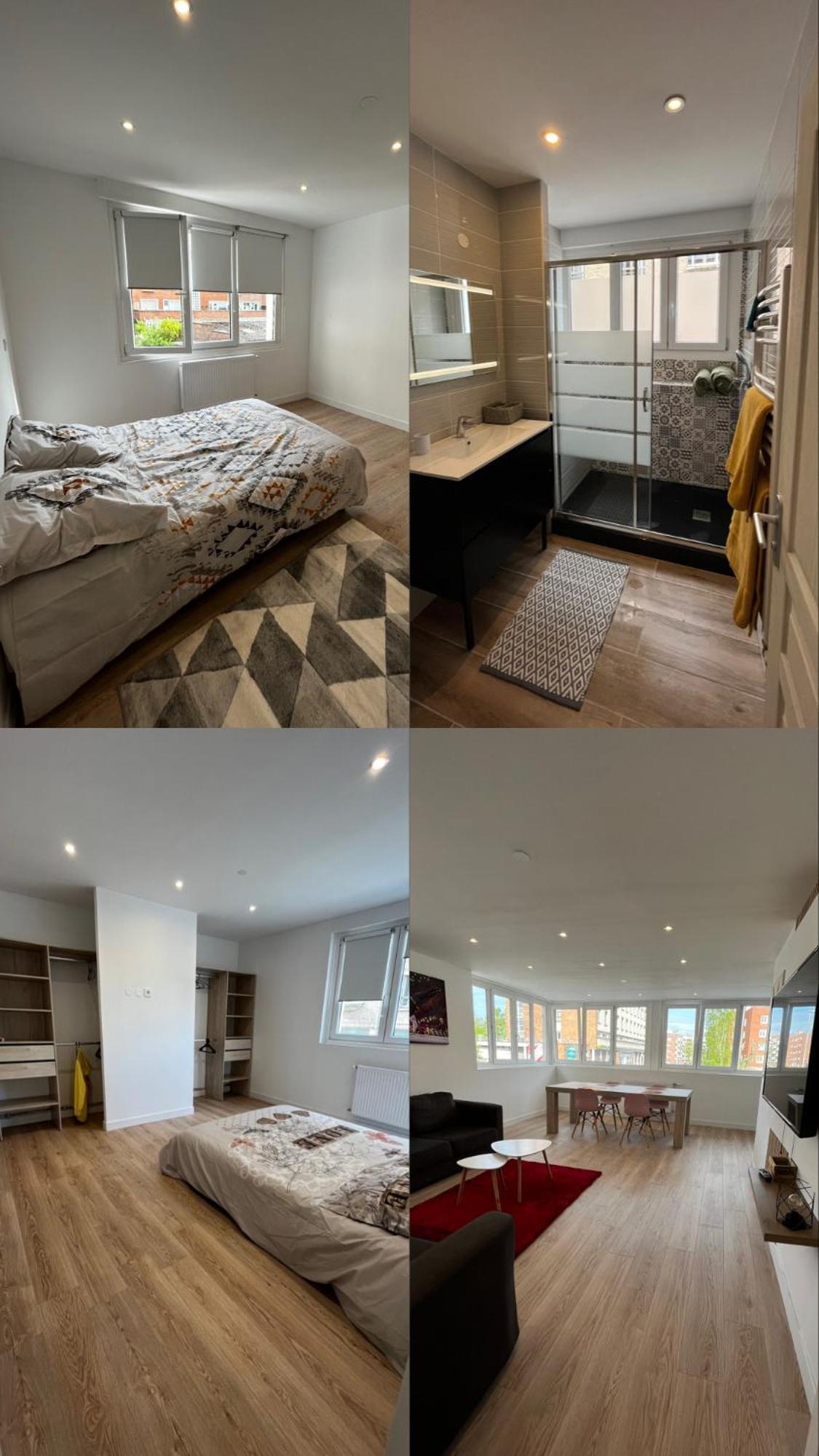 Grande Chambre Dans Loft A Deux Pas De La Plage Dunkirk Extérieur photo